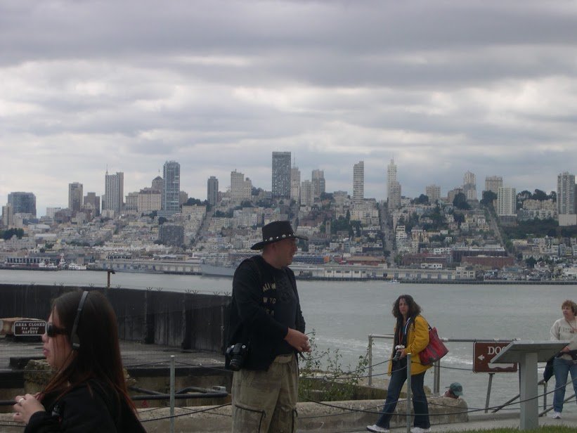 Alcatraz adasindan San Francisco
