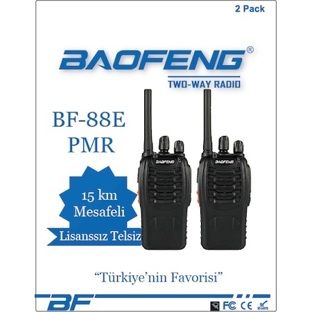 Baofeng bf 88e pmr profesyonel el telsiz  1574840649216658