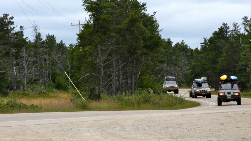 G 00191 RV Upper Peninsula Overland 2009 13 Pulling into Whitefish Point.jpg