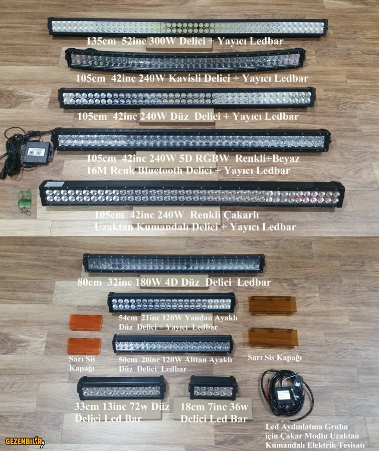 Led bar yazili tm