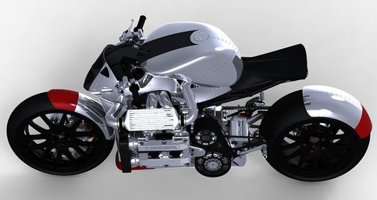 M 0072 Kickboxer - Subaru WRX powered concept motorcycle 05.jpg