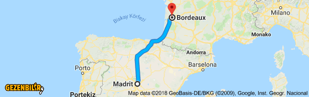 Map 685km