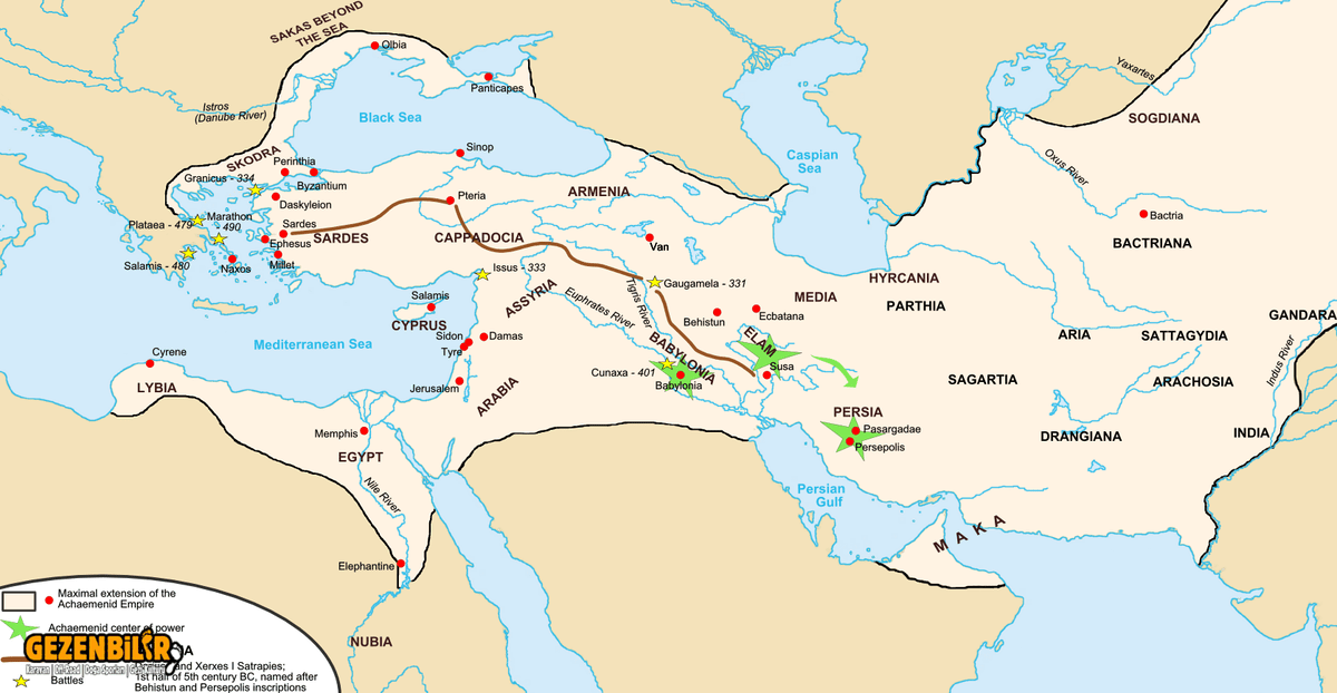 Map achaemenid empire en