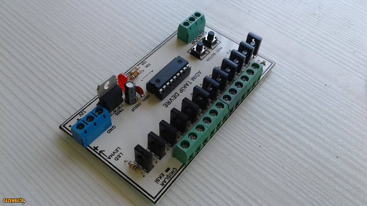 Merdiven adm takip led kontrol