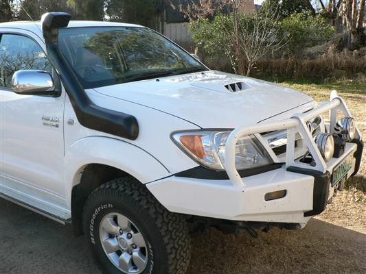 New Hilux with snorkel