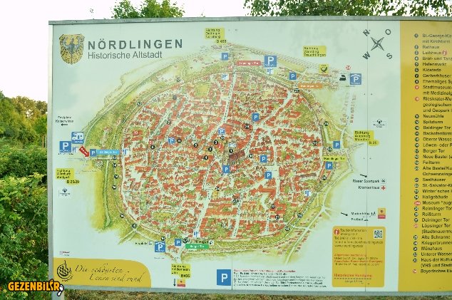 Nordlingen Altstadt harita.jpg