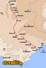Route napoleon harita