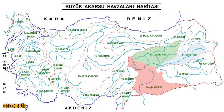 Turkiye akarsu haritasi 1
