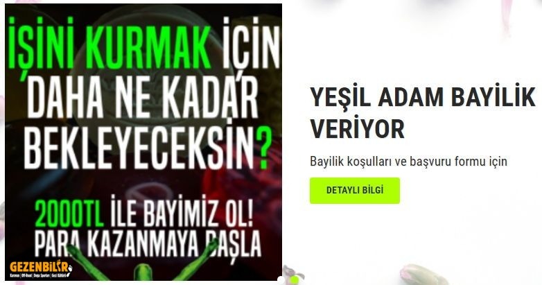 Yesil adam bayilik sartlari 3